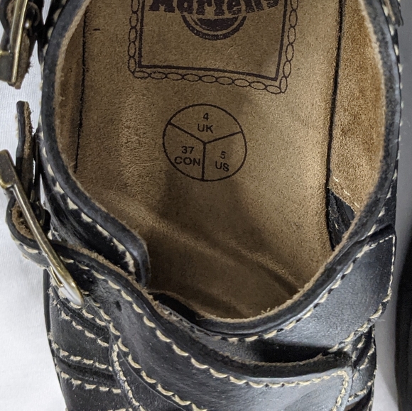 VTG 90s Chunky Platform Buckle Sandals Made In England Like New - Picture 8 of 8